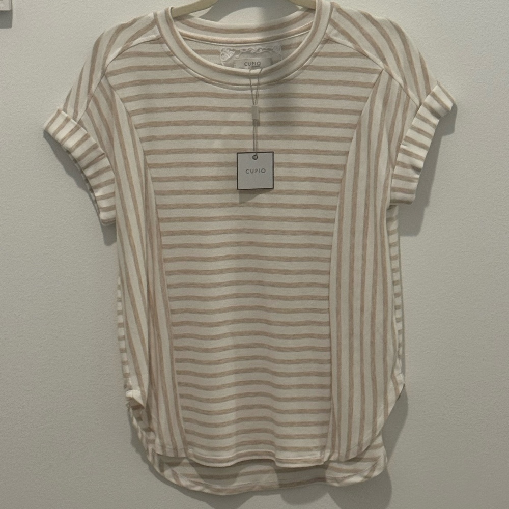 short sleeve striped t-shirt
